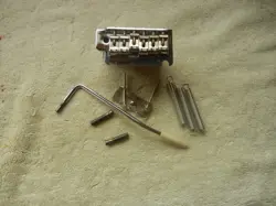 GENUINE FENDER STRATOCASTER 2 POINT TREMOLO BRIDGE, CLAW, SPRINGS, VINTAGE  TIP
