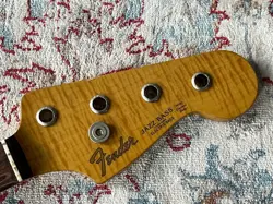 1990S FENDER JAPAN FOTO FLAME '62 JAZZ BASS NECK MIJ