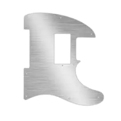 PICKGUARD FOR FENDER USA JIM ROOT TELECASTER FAUX BRUSHED SILVER