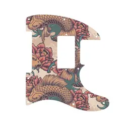 PICKGUARD FOR FENDER USA JIM ROOT TELECASTER KOI FISH