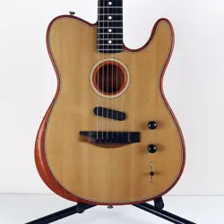 2019 FENDER AMERICAN ACOUSTASONIC TELECASTER SONIC GREY / NATURAL WITH GIG BAG