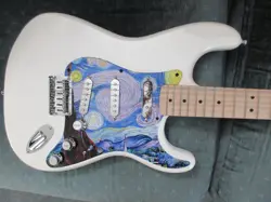 ~CASHIFIED~ FENDER SQUIER STRATOCASTER W/VAN GOGH 