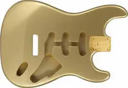 WD PREMIUM FINISHED REPLACEMENT BODY FOR FENDER STRATOCASTER SHORELINE GOLD A...