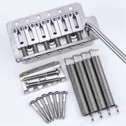 6 POINT TREMOLO BRIDGE BRASS BLOCK SSADDLES 510 STYLE FIT FENDER STRAT