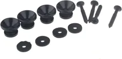 METAL GUITAR STRAP BUTTONS END PINS FOR FENDER ACOUSTIC ELECTRIC BASS 4 PACK