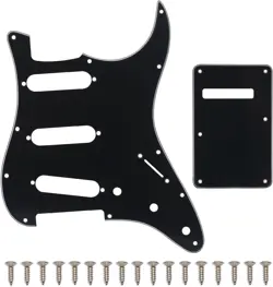 STRAT ELECTRIC GUITAR PICKGUARD & BACKPLATE SET FOR FENDER STRATOCASTER