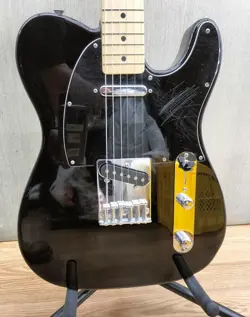 FENDER JAPAN TERECASTER USED ALDER BODY MAPLE NECK MAPLE FINGERBOARD BLACK