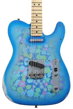 FENDER CUSTOM SHOP LIMITED-EDITION '68 TELECASTER RELIC - BLUE FLORAL