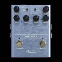 FENDER TRE-VERB TREMOLO/REVERB GUITAR EFFECT PEDAL