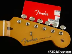 FENDER VINTERA II 50S RI STRATOCASTER STRAT NECK + TUNERS, 1950S MAPLE SOFT 