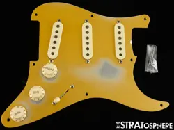 FENDER USA CUSTOM SHOP '56 HEAVY RELIC STRAT LOADED PICKGUARD GOLD ANODIZED