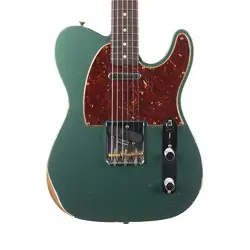 USED FENDER CUSTOM SHOP 1964 TELECASTER RELIC - AGED SHERWOOD GREEN METALLIC