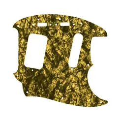 PICKGUARD FOR FENDER 90'S JAG-STANG GOLD PEARL