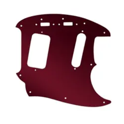 PICKGUARD FOR FENDER 90'S JAG-STANG RED MIRROR