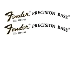 FENDER PRECISION BASS GUITAR HEADSTOCK DECAL WATERSLIDE INLAY LOGO 1