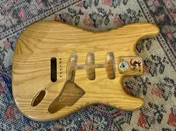 1973 1974 FENDER STRATOCASTER GUITAR BODY ORIGINAL NATURAL