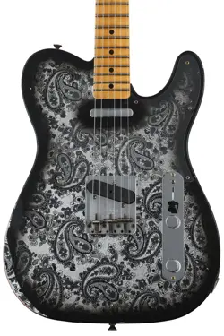 FENDER CUSTOM SHOP LIMITED-EDITION '68 TELECASTER RELIC - BLACK PAISLEY