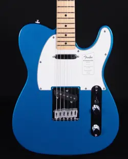 FENDER STANDARD TELECASTER, MAPLE FB, AQUA MARINE METALLIC