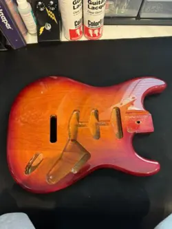 RED SUNBURST SOLID