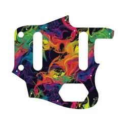 PICKGUARD FOR FENDER AMERICAN PROFESSIONAL JAGUAR RAINBOW SWIRL