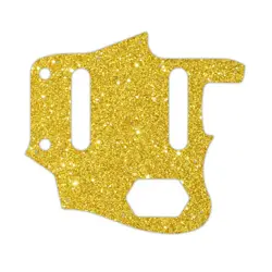 PICKGUARD FOR FENDER AMERICAN PROFESSIONAL JAGUAR GOLD SPARKLE
