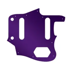 PICKGUARD FOR FENDER AMERICAN PROFESSIONAL JAGUAR PURPLE MIRROR