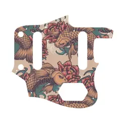 PICKGUARD FOR FENDER AMERICAN PROFESSIONAL JAGUAR KOI FISH