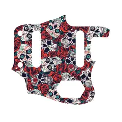 PICKGUARD FOR FENDER AMERICAN PROFESSIONAL JAGUAR DIA DE MUERTOS
