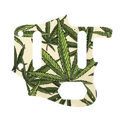 PICKGUARD FOR FENDER AMERICAN PROFESSIONAL JAGUAR CANNABIS