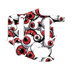 PICKGUARD FOR FENDER AMERICAN PROFESSIONAL JAGUAR RED EYE