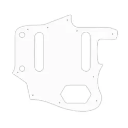 PICKGUARD FOR FENDER AMERICAN PROFESSIONAL JAGUAR WHITE BLACK WHITE