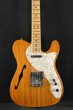 FENDER CUSTOM SHOP '68 TELE THINLINE JOURNEYMAN RELIC - AGED NATURAL MAHOGANY