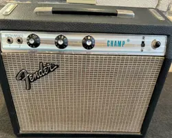 1977 FENDER CHAMP SILVERFACE GUITAR AMP - VERY GOOD CONDITION