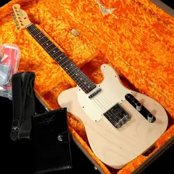 FENDER CUSTOM SHOP LTD 1959 TELECASTER JOURNEYMAN RELIC WHITE BLONDE 2021 SAFE D