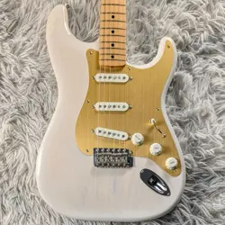 FENDER MADE IN JAPAN HERITAGE 50S STRATOCASTER MAPLE FINGERBOARD WHITE BLONDE SA