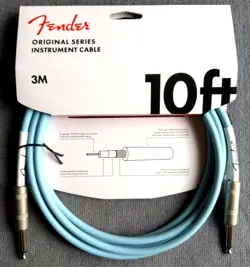 FENDER CABLE ORIGINAL SERIES INSTRUMENT CABLE 3 M DAPHNE BLUE