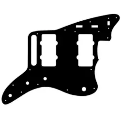 PICKGUARD FOR FENDER CLASSIC PLAYER JAZZMASTER SPECIAL BLACK WHITE BLACK 5 PLY
