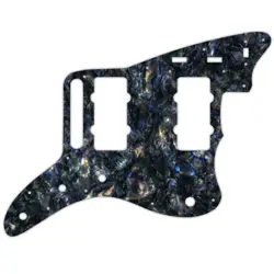 PICKGUARD FOR FENDER CLASSIC PLAYER JAZZMASTER SPECIAL BLACK ABALONE