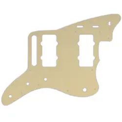 PICKGUARD FOR FENDER CLASSIC PLAYER JAZZMASTER SPECIAL CREAM BLACK CREAM 3 PLY