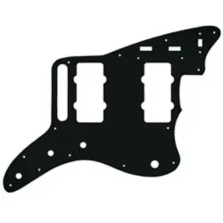 PICKGUARD FOR FENDER CLASSIC PLAYER JAZZMASTER SPECIAL BLACK ACRYLIC