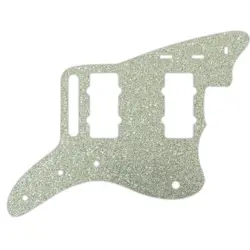 PICKGUARD FOR FENDER CLASSIC PLAYER JAZZMASTER SPECIAL SILVER SPARKLE