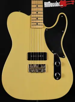 FENDER NOVENTA TELECASTER TELE WHITE BLONDE ELECTRIC GUITAR W/ GIG BAG