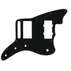 PICKGUARD FOR FENDER BLACKTOP JAZZMASTER BLACK ACRYLIC