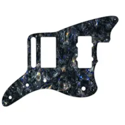 PICKGUARD FOR FENDER BLACKTOP JAZZMASTER BLACK ABALONE