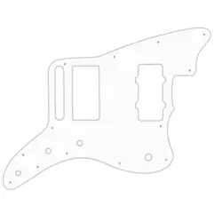 PICKGUARD FOR FENDER BLACKTOP JAZZMASTER WHITE