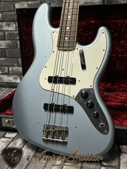 FENDER CUSTOM SHOP 1966 JAZZ BASS JOURNEYMAN RELIC   BLUE ICE METALLIC 2020