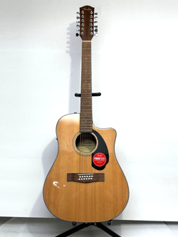 FENDER CD-60SCE DREADNOUGHT 12-STRING ACOUSTIC ELECTRIC GUITAR  NATURAL OPEN BOX