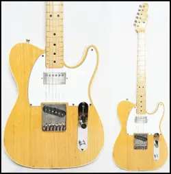 2006-2008 FENDER JAPAN TL66B/AC NATURAL MIJ ALBERT COLLINS TELECASTER BINDINGS