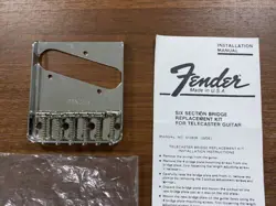 FENDER TELECASTER VINTAGE SERIES 6-SADDLE BRIDGE