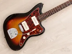 1961 FENDER JAZZMASTER PRE-CBS VINTAGE OFFSET GUITAR SUNBURST W/ CASE